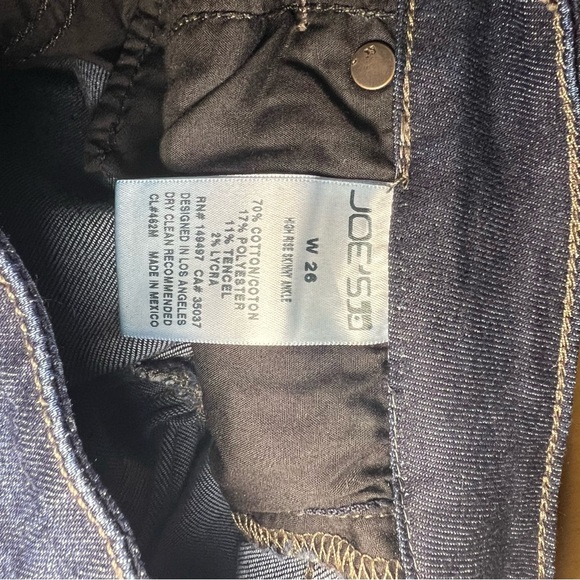 Joe's Jeans Dark Blue Skinny Jeans - Picture 6 of 6